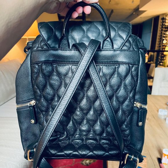 Vera Bradley Leather Amy Quilted Backpack - Picture 2 of 4